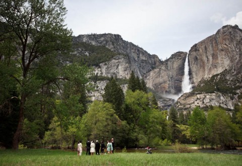 Intimate destination wedding in Yosemite
