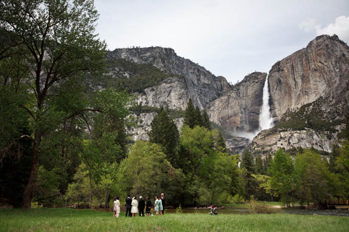 Intimate destination wedding in Yosemite